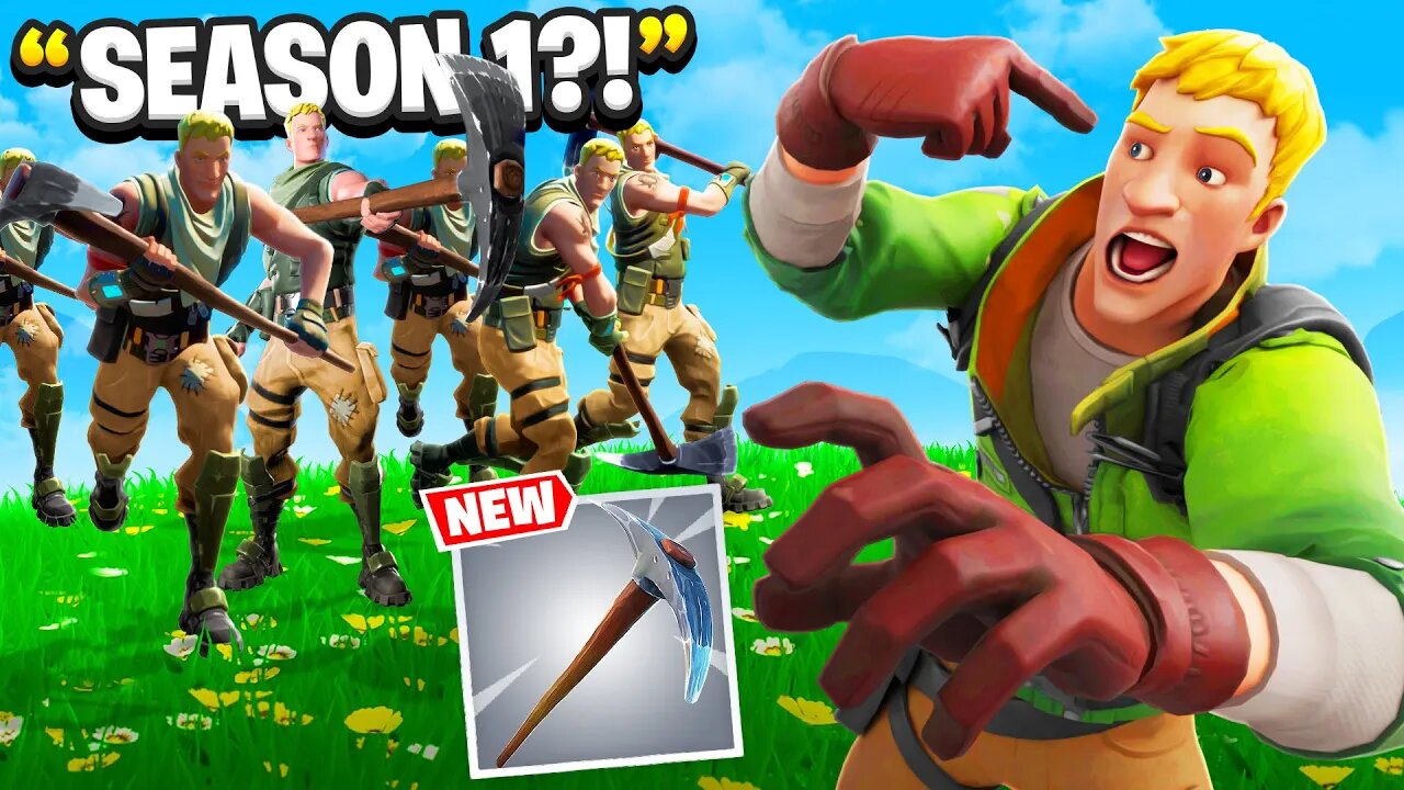 I Trolled Him With OG Default Skins! (Fortnite)
