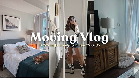 I MOVED APARTMENTS 📦🏙️ first day in my new place!! | VLOG