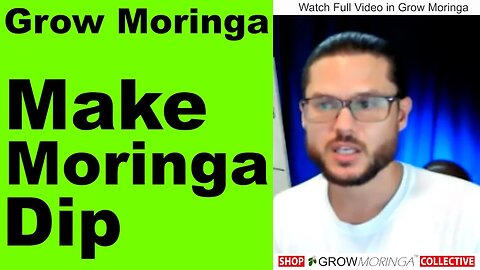 Use Moringa To Help Cleanse and Detox From Parasites | Make a Moringa + Mint Dip | Mix Oil + Powder