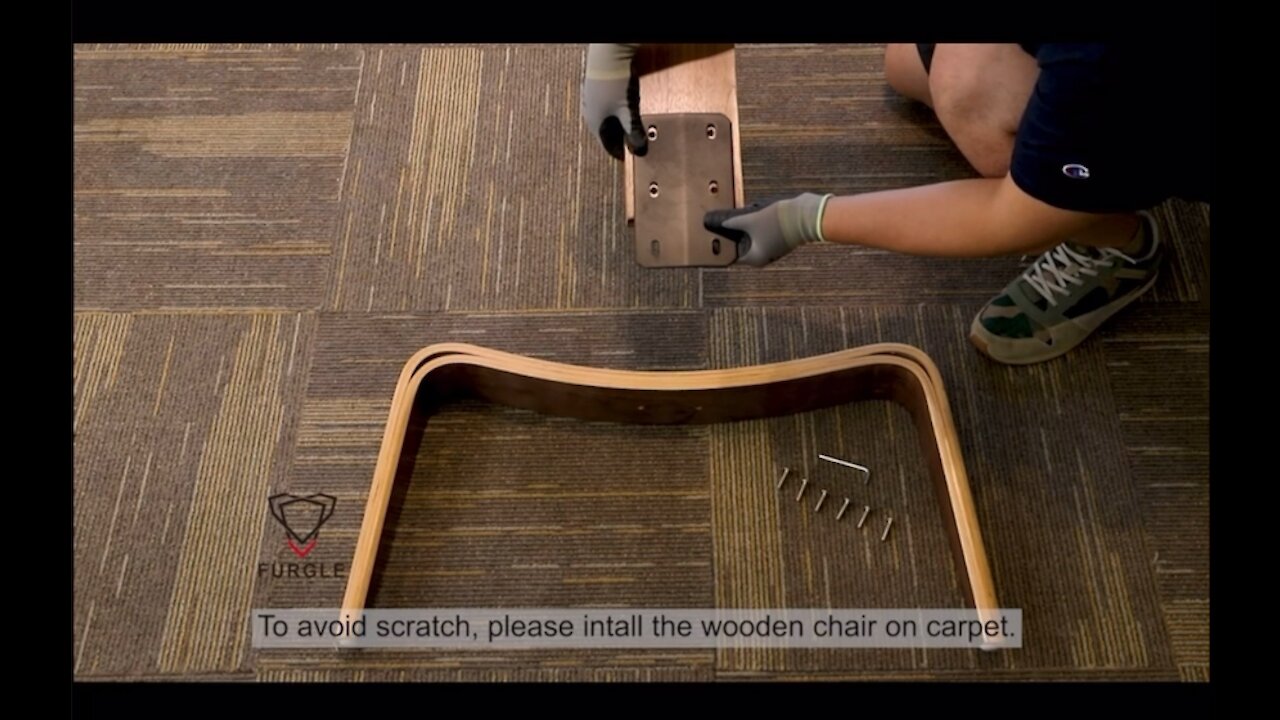 Installation of Furgle Hans Wegner Shell Chair!