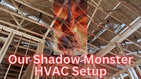 HVAC Install Continues | Looks Like the Stranger Things Shadow Monster