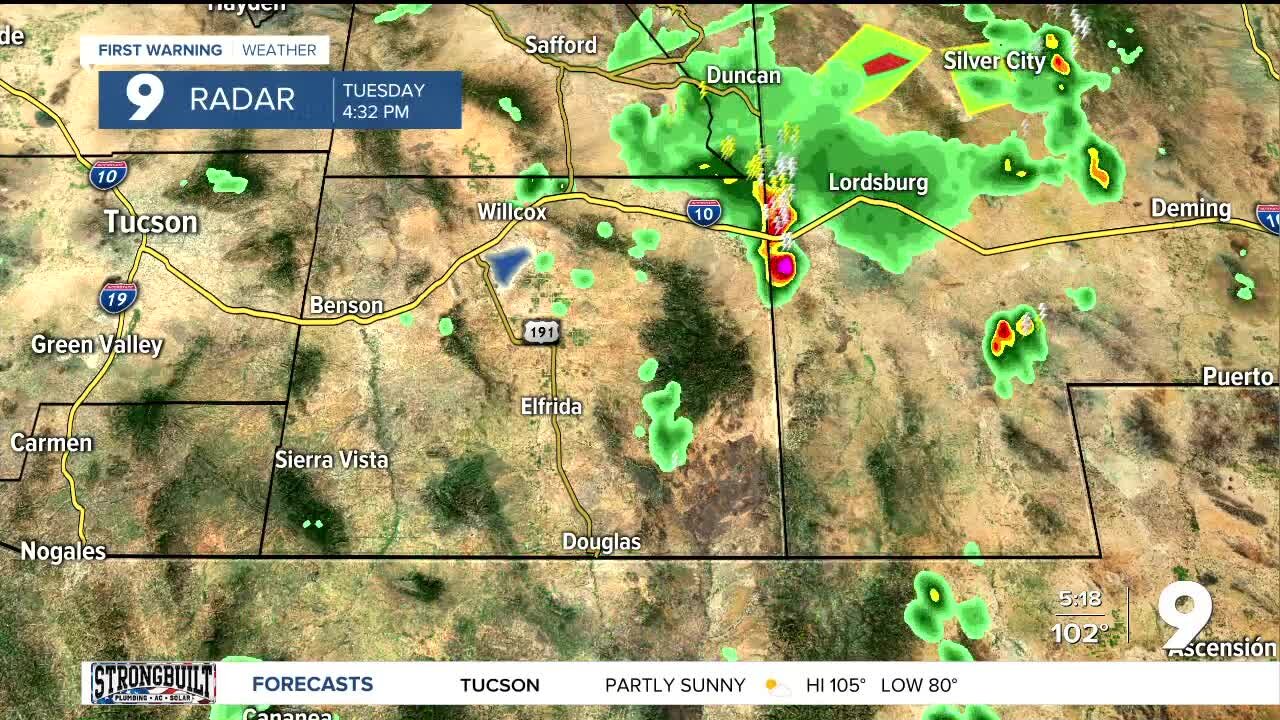 A few isolated storms around