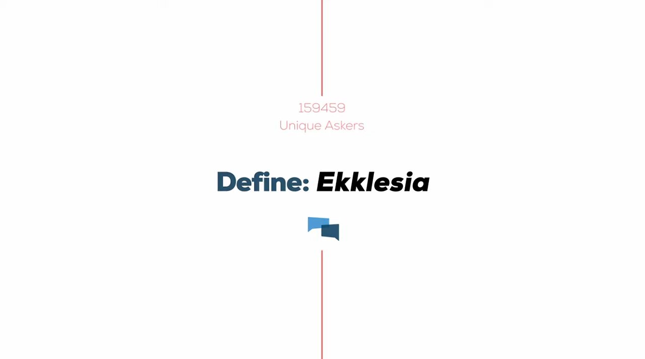 Ekklesia - “’Come out of her, my people" Rev 18:4