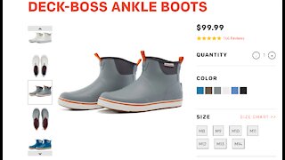 Grundens 6" Deck Boss Boots