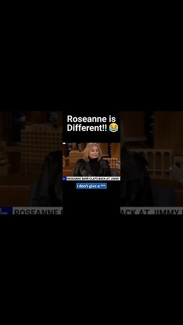 Roseanne Barr is DIFFERENT!! 🔥🔥😂