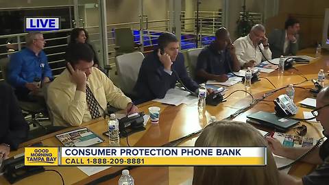 Positivley Tampa Bay: Consumer Protection Phone Bank