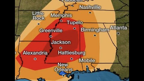 Breaking: "South Expects Severe Tornadoes Today" In America (Broadcast @ 12:15PM EST