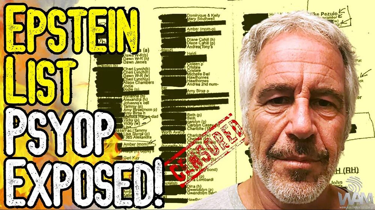 EPSTEIN LIST PSYOP EXPOSED! - Latest Release Is NOT A Client List! - What Do The Documents Say?