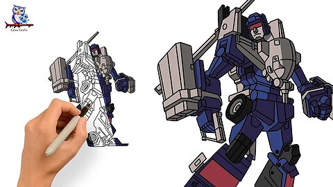 How to Draw Battletrap G1 Transformers - Art Tutorial