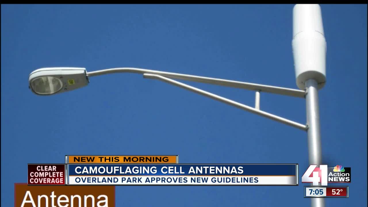 Overland Park adopts new standards to better hide small cellphone antennas in plain sight