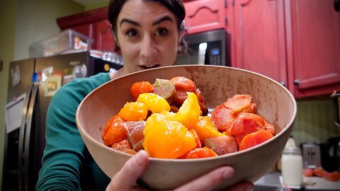 Tomato Sauce and Bacon Making [Busy Farm House Kitchen!!!!]