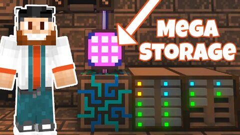 Learning how to make an ME storage System in Applied Energistics 2 All of Fabric 5 Episode 3.