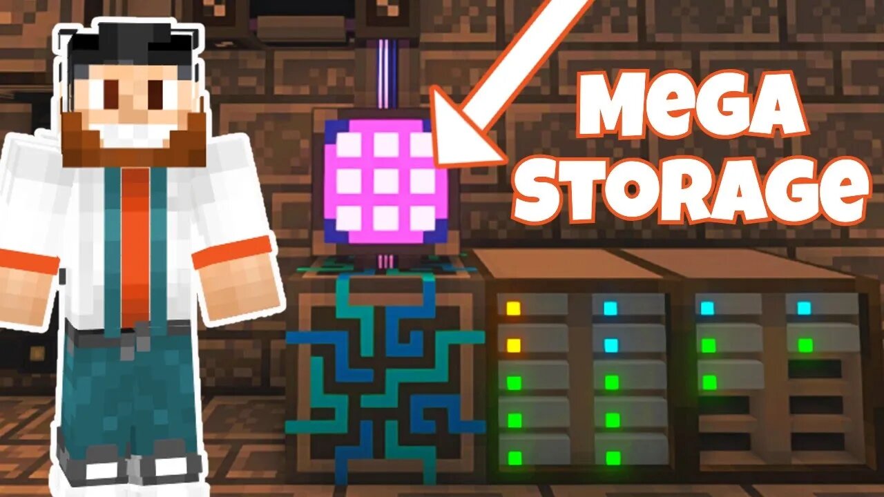 Learning how to make an ME storage System in Applied Energistics 2 All of Fabric 5 Episode 3.