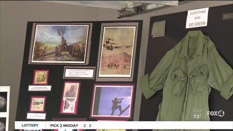 Local Veteran creates display for Memorial Day