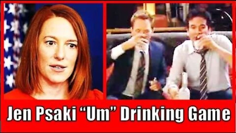 JEN PSAKI "BUT UM" Drinking Game (How I Met Your Mother Parody) 🍻 🍺 🍷 🍹