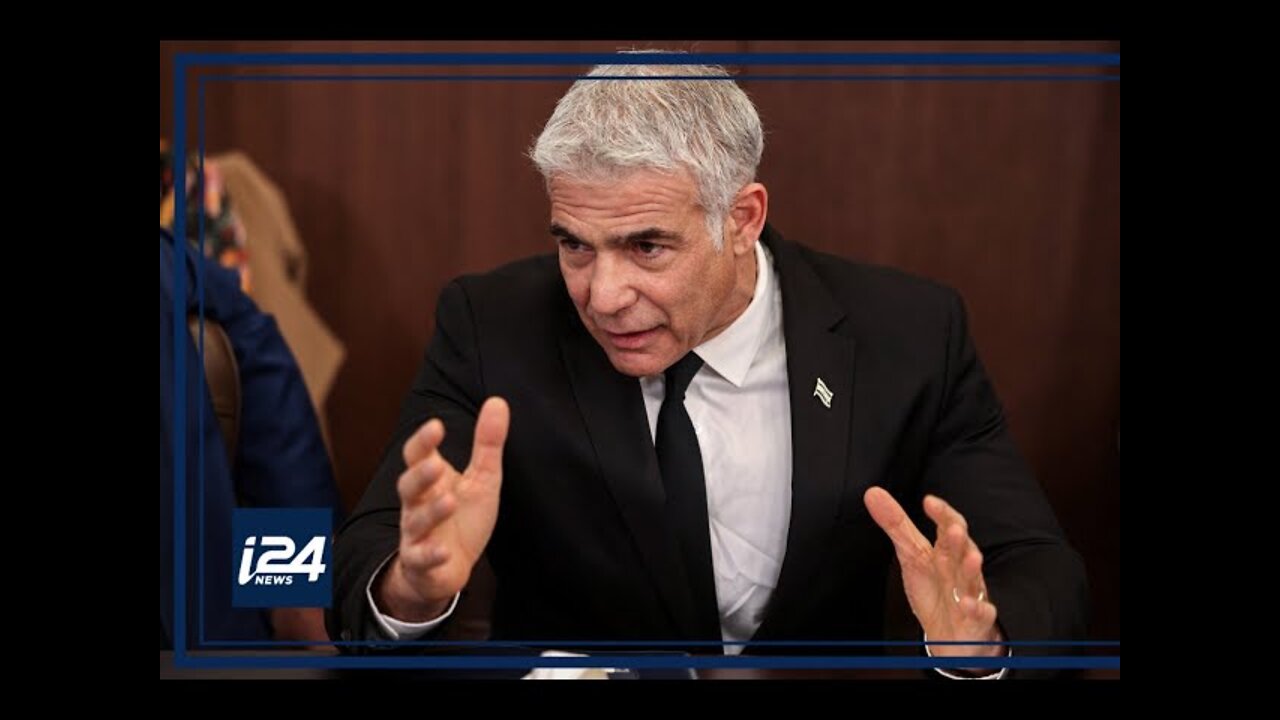 🔴 LIVE - Israel's FM Yair Lapid Addresses Russia Invasion of Ukraine