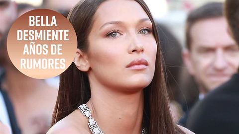 Bella Hadid niega rotundamente cirugías estéticas