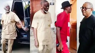 Lamidi Apapa, Abure, Peter Obi Arrive at Court - PDP,Labour Party Lawyers Take The Stage