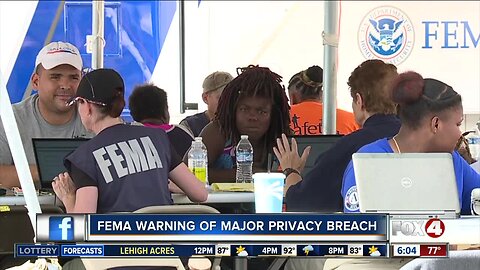 FEMA warns hurricane victims of major privacy breach