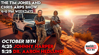 The Tim Jones and Chris Arps Show 10.18.2024 Johnny Harper | Dr. Hedlund