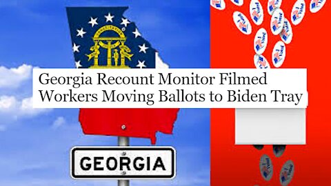 Georgia Recount Whistle Blower Has Video!