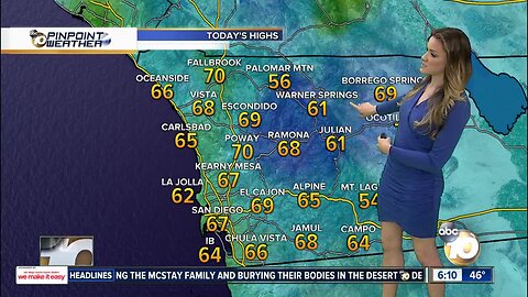 10News Pinpoint Weather with Jennifer Delacruz