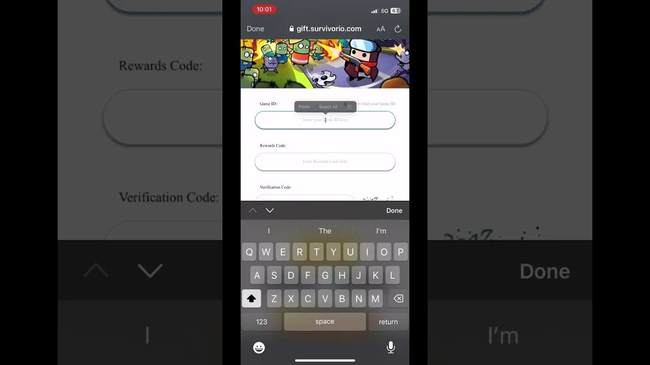 Survivor.io Promo code DADA5000DC