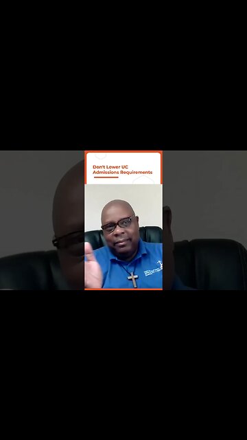 Don't lower UC Admissions Requirements