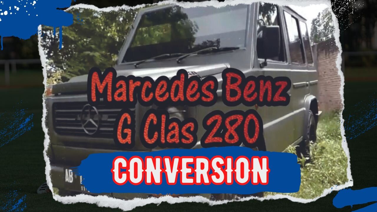 Mercedes Benz G Class 280 conversion from Toyota Kijang