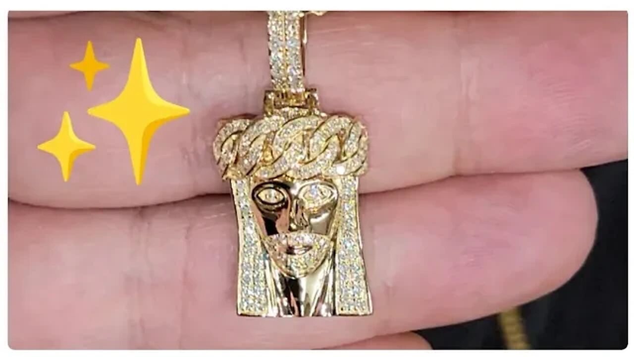 TraxNYC:14k Vs Diamond Cuban Link Jesus Pendant|Review