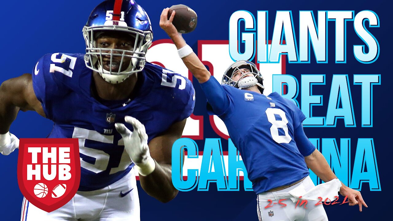 GIANTS BEAT THE PANTHERS 25-3 REACTION | Azeez Ojulari and Daniel Jones lead the way!