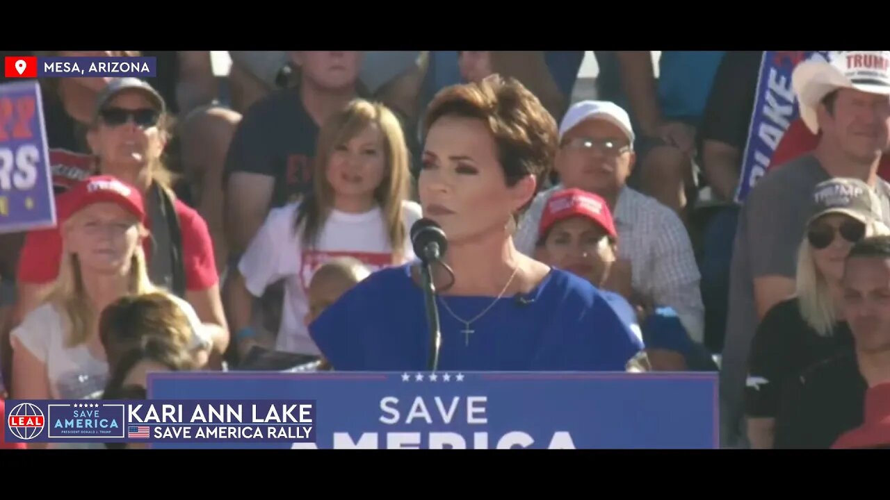 🇺🇸 Kari Lake · MAGA Candidate at Save America Rally in Mesa, Arizona (Oct. 09, 2022)