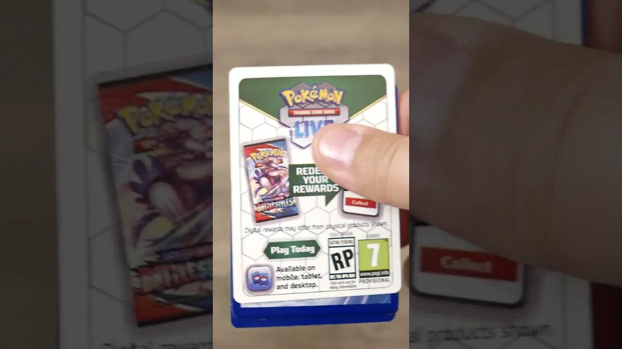 #SHORTS Unboxing a Random Pack of Pokemon Cards 190