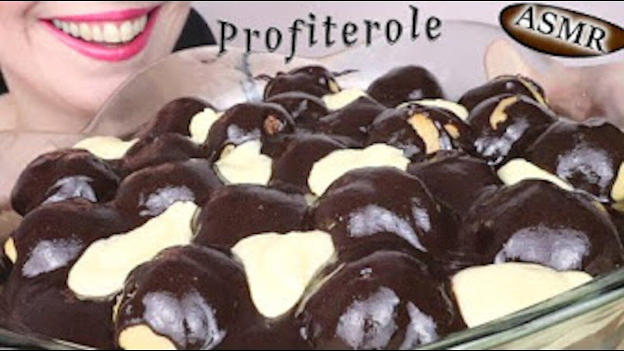 Profiterole Mukbang ASMR Compilation