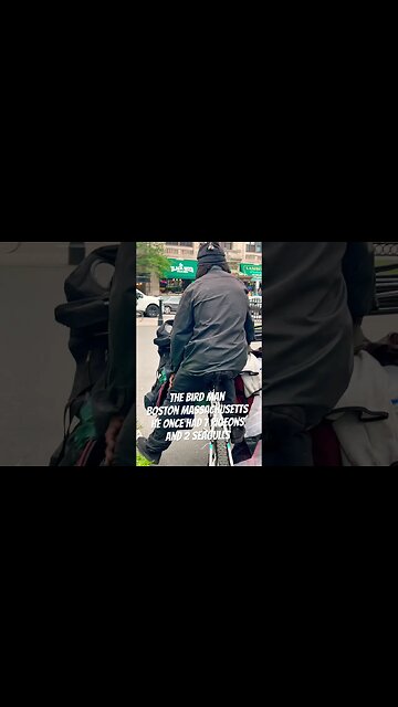 I found the Birdman. Omg! #blackyoutube #tourist#nature)#short