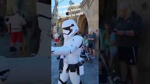 Galaxy's Edge, More First Order Troopers Out When Star Cruiser Guests Are On World