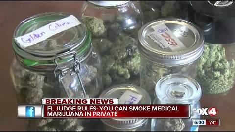 Floridians can now legally smoke medical marijuana, judge rules