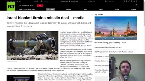 Israel blocks Ukraine missile deal