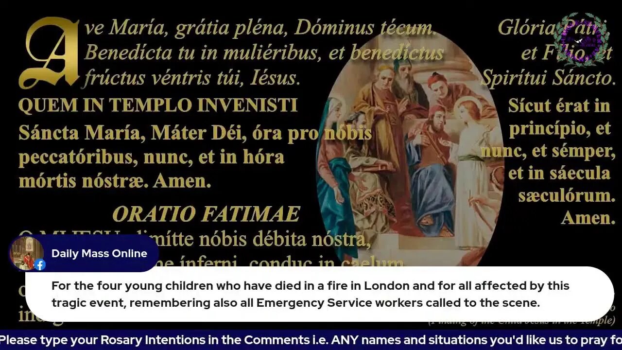 Latin Rosary; Joyful Mysteries