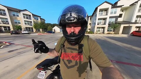 Sick Day Grocery Run on the CB300R