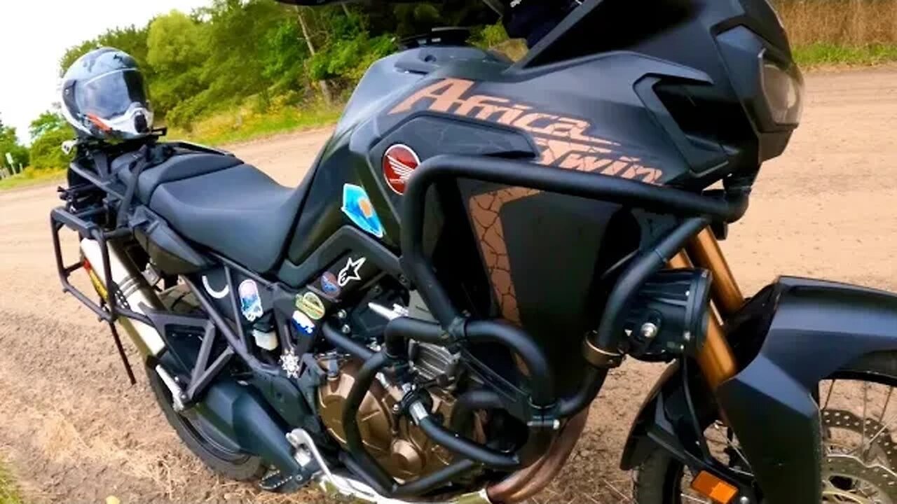 Drifting away to country roads and an update on the Africa twin new accessories / mods.