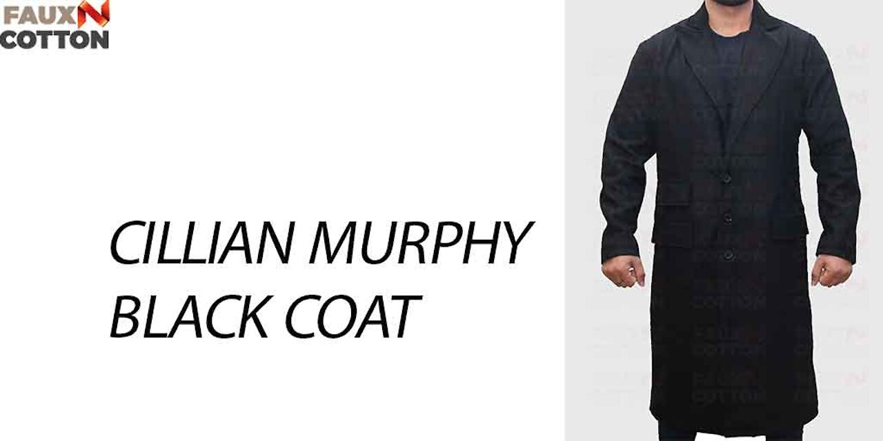 Peaky Blinders | Cillian Murphy | Black Cotton Coat