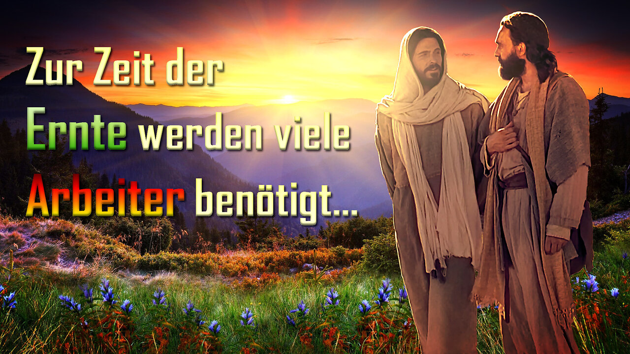 Zur Zeit der Ernte werden viele Arbeiter benötigt... Diener, verbreitet Licht! ❤️ Jesus durch Bertha Dudde