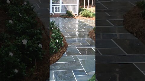 before & after landscape walkways 🥹 proud of the team