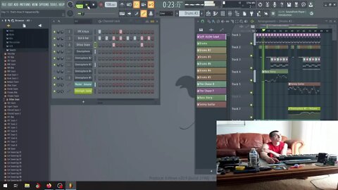 Day #17 - Making music live everyday for a year - Music and Conversation Podcast, come chat!