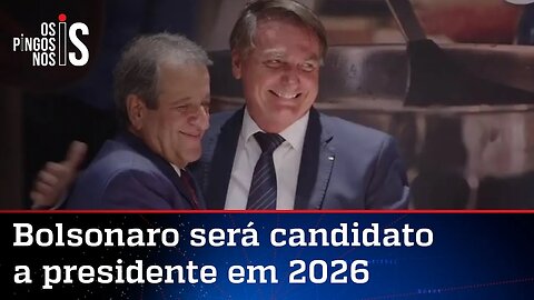 PL se coloca como oposição a Lula e lança Bolsonaro em 2026