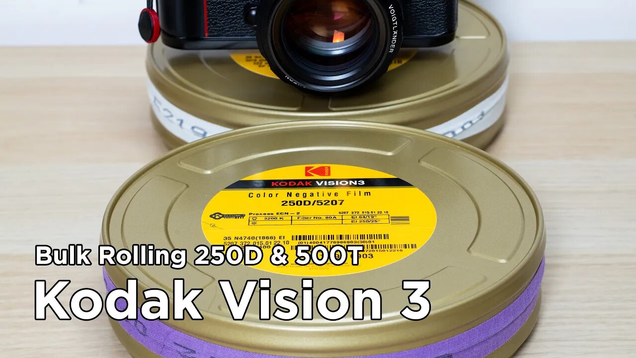 Bulk Rolling Kodak Vision 3 250D & 500T