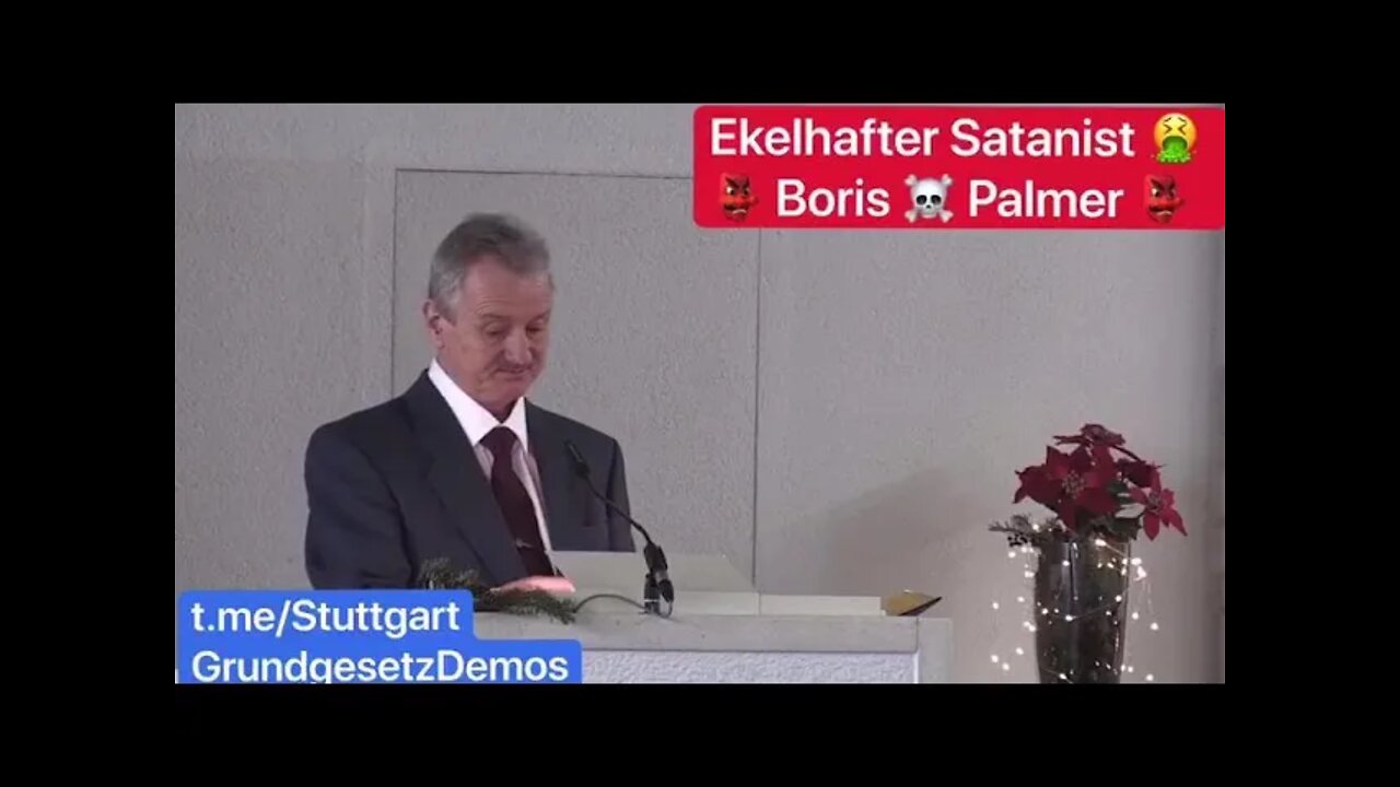 Pfarrer äußert sich: Der ekelhafte Satanist Boris Palmer