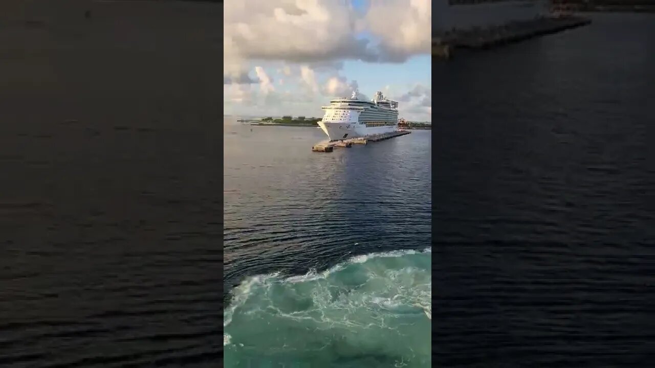 Docking at CocoCay (Royal Caribbean Private Island)