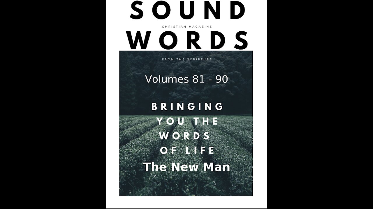 Sound Words, The New Man